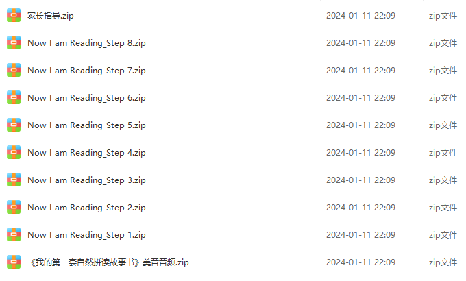 Now I'm Reading!我的第一套自然拼讀故事書全套80本繪本+音頻